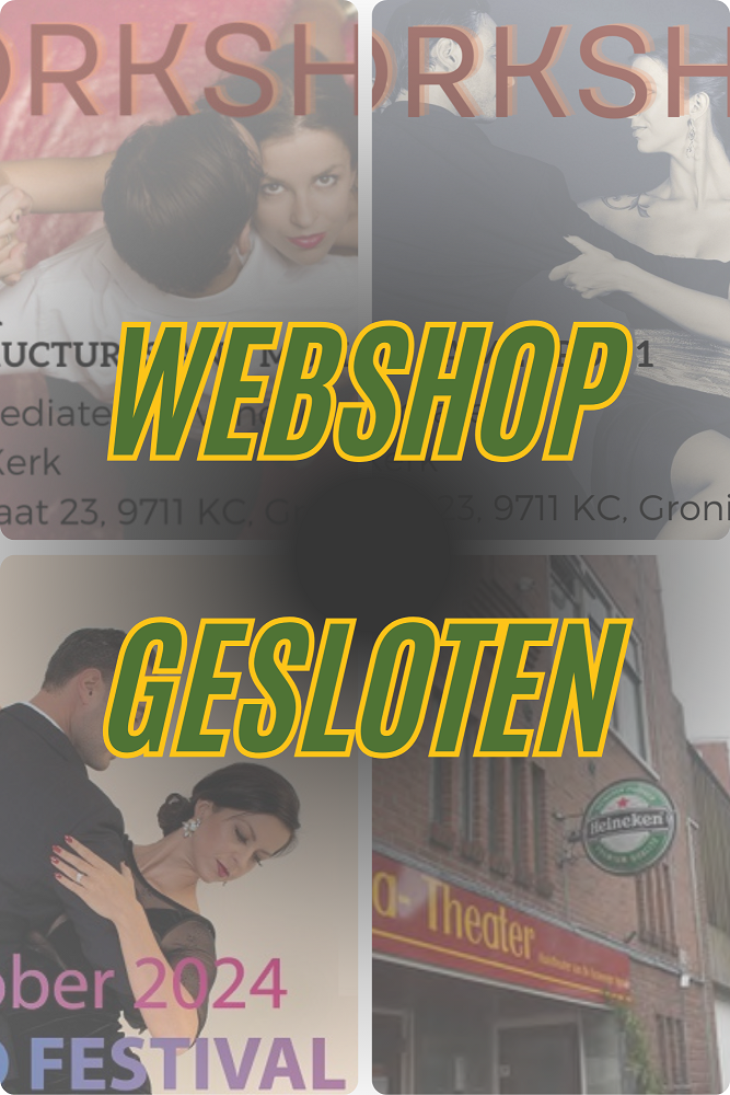 De webshop is gesloten!